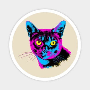 Havana Pop Art - Cat Lover Gift Magnet